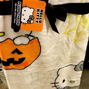 Hello Kitty plush throw blanket 50x70